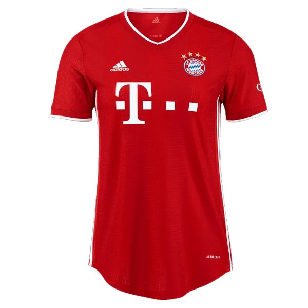Camiseta Bayern Munich 1ª Mujer 2020-2021 Rojo